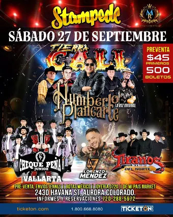 HUMBERTO PLANCARTE - TIERRA CALI - TONY AGUIRRE - LORENZO MENDEZ - TIRANOS DEL NORTE