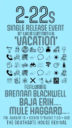 2-22s Single Release for ?Vacation?