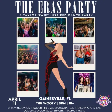 Le Petite Fete Presents: The Eras Party, A Taylor Swift Inspired Dance Night in Gainesville