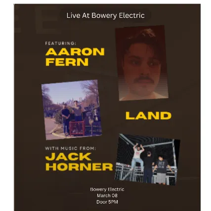 Aaron Fern • LAND • Jack Horner