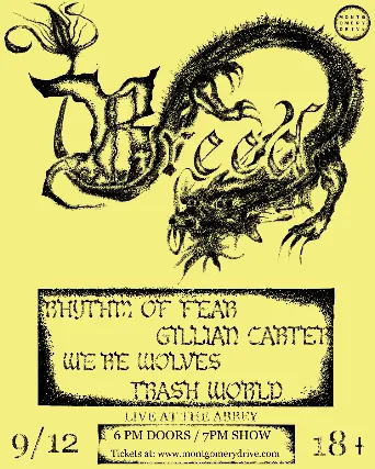 BREED with Rhythm Of Fear, Gillian Carter, We're Wolves, and Trash World