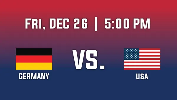 2026 IIHF World Junior Championship-Group A - Germany v. USA