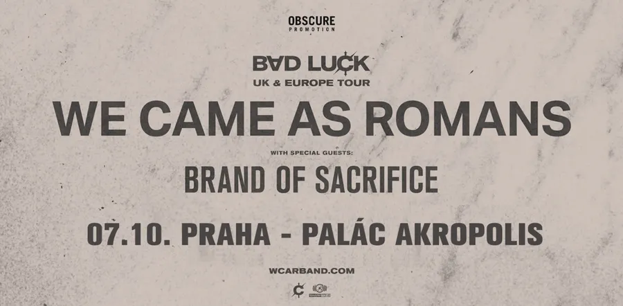 WE CAME AS ROMANS, BRAND OF SACRIFICE