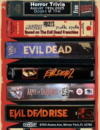 Scream Queen Podcast Presents: Horror Trivia at Conduit