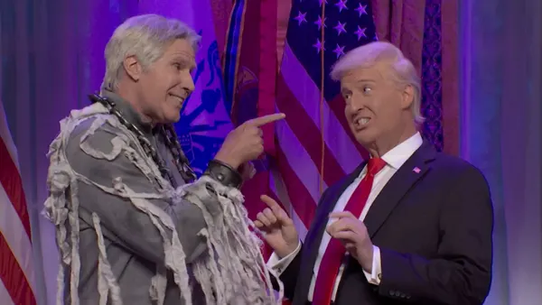Will Ferrell’s Ghost of Jeffrey Epstein Reunites with His Buddy Donald Trump on SNL