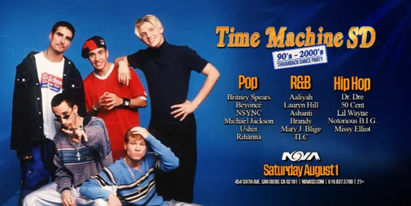 Time Machine: 90's-2000's Throwback Dance Party
