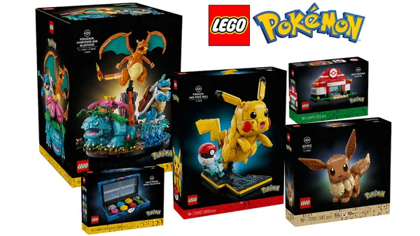 LEGO Reveals First-Ever Pokémon Sets, Including Pikachu, Charizard, and More