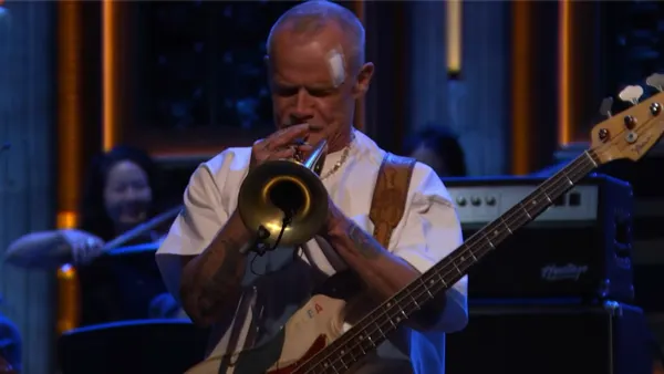 Flea Covers Frank Ocean’s “Thinkin Bout You” on Fallon: Watch