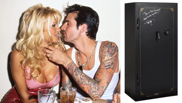 Tommy Lee and Pamela Anderson’s Infamous Sex-Tape Safe Sells at Auction for $2,560