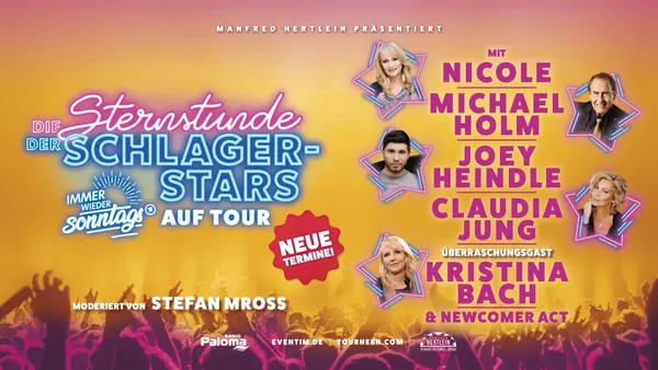 Die Sternstunde der Schlagerstars - Immer wieder sonntags auf Tour