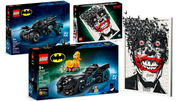 Three New Batman LEGO Sets Announced, Including Insane Joker Comic Cover Art and Batman Returns Batmobile