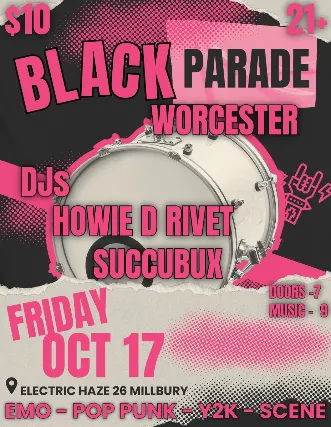Black Parade Worcester - Emo Night