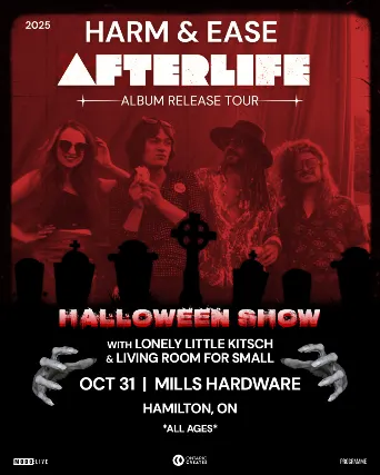 Harm & Ease Halloween Show w/ Lonely Little Kitsch & Living Room For Small