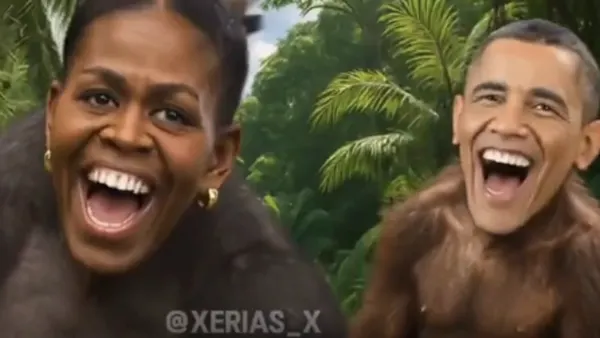 White House Says Trump’s Deeply Racist Obamas Meme Is Just a Parody of The Lion King