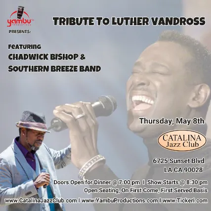 Tribute to LUTHER VANDROSS feat: Chadwick Bishop and The Southern Breeze Band!