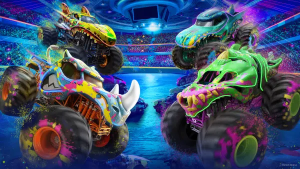 Hot Wheels Monster Trucks Live Color Bash