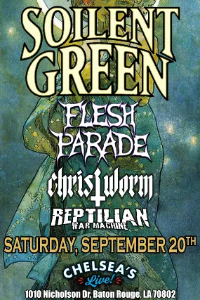 Soilent Green with Flesh Parade, Christworm & Reptilian War Machine