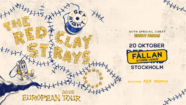 The Red Clay Strays: Get Right Europe Tour