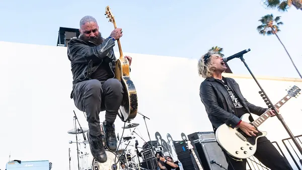Billie Joe Armstrong, Tim Armstrong, Travis Barker, CJ Ramone Rock Ramones Classics at 50th Anniversary Celebration