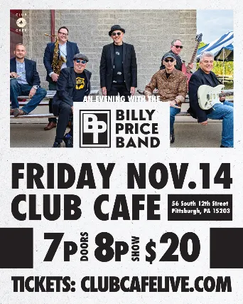 Club Cafe Presents: An Evening with The Billy Price Band