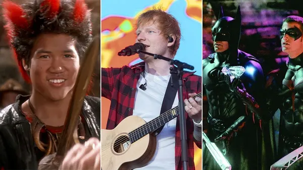 Ed Sheeran Owns the Batman & Robin Nipple Suits, Rufio’s Sword from Hook, and More Movie Props
