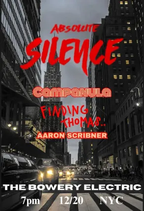 Absolute Silence, Campanula, Finding Thomas, Aaron Scribner