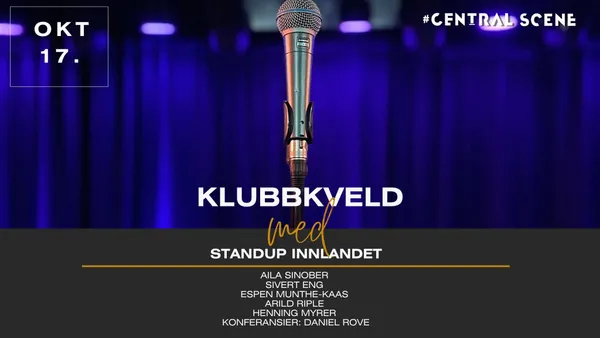 Klubbkveld med Standup Innlandet