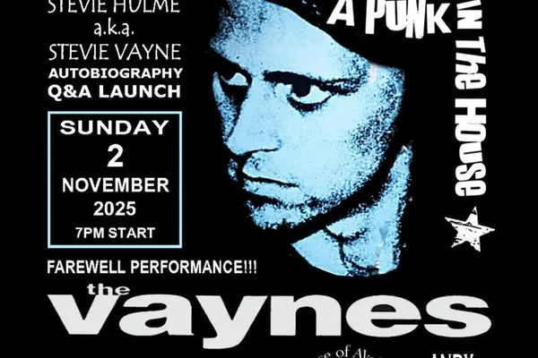 VAINGLORIOUS: Stevie Vayne's autobiography launch