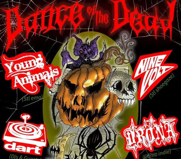 Dance Of The Dead W/ Drona, Young Animals,  & Ninevolt