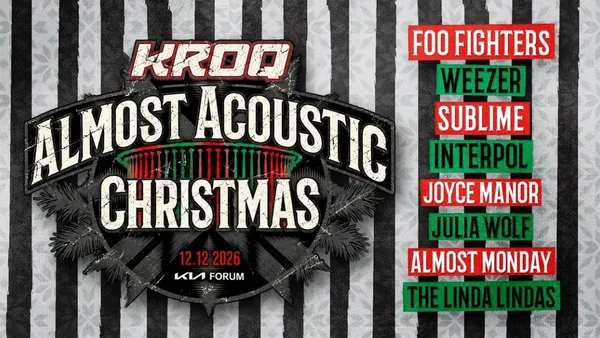 KROQ’s Almost Acoustic Christmas 2026 Lineup: Foo Fighters, Weezer, Sublime, and Interpol