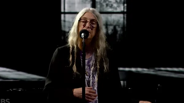 Patti Smith Performs “Peaceable Kingdom” on Colbert: Watch