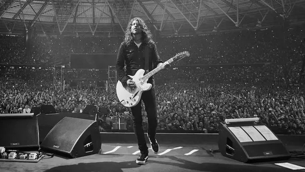 Dave Grohl and Gibson Unveil DG-335 Limited Edition Alpine White Signature Guitar