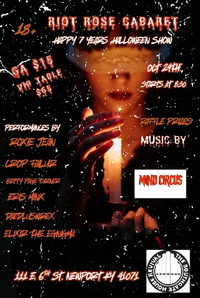 Riot Rose Cabaret Presents: Happy 7 Years Halloween Show