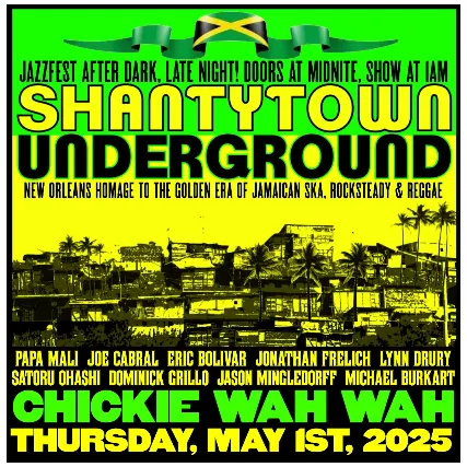 Papa Mali's Shantytown Underground (LATE THURSDAY / EARLY FRIDAY SHOW)
