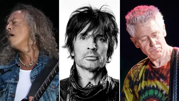 Kirk Hammett, Tommy Lee, and Adam Clayton Selling Loads of Gear for Charity Auction