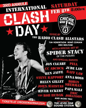 International Clash Day ft. The Radio Clash Allstars plus very Special guests Jon Cleary, CC Adcock, Ben Jaffe, River Eckert, Helen Gillet, Rob Hudak, Anna Moss, Papa Mali, Eric Johanson, and more!