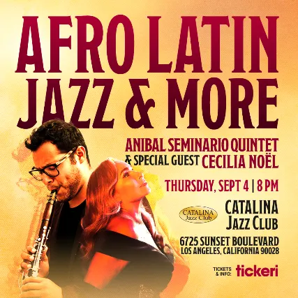 Afro Latin Jazz with Special Guest Cecilia Noel !