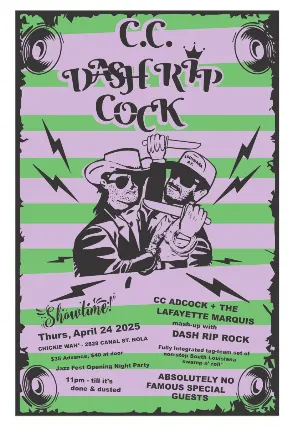 "Swamp Swap" CC Adcock and The Lafayette Marquis Vs. Dash Rip Rock