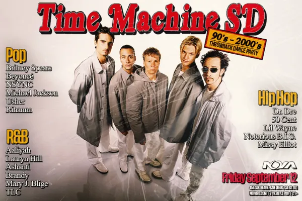 Time Machine: 90s - 2000s Throwback Dance Party