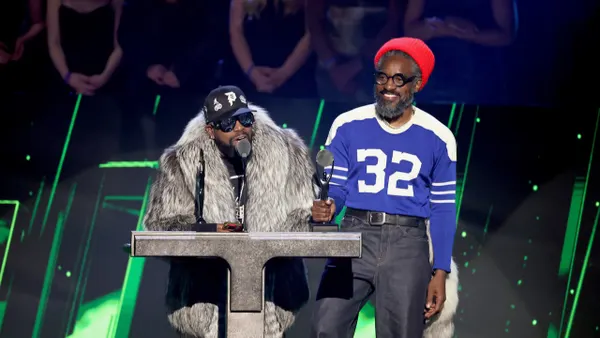 Donald Glover Inducts OutKast, André 3000 Gives Powerful “Freestyle” Speech at Rock & Roll Hall of Fame