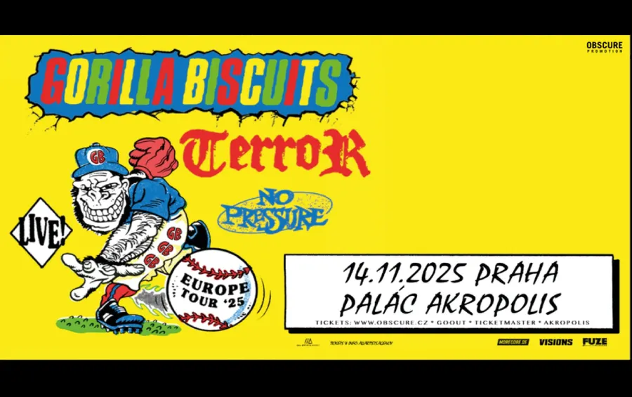 GORILLA BISCUITS, TERROR, NO PRESSURE