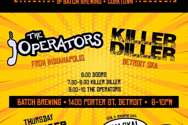 Ska Thursday: The Operators wsg KILLER DILLER at Batch Brewing Co.