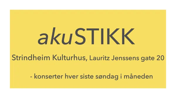 akuSTIKK #17 Magnus Wendel & Andreas Lines