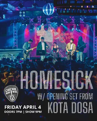 HOMESICK with a very special opening set from Koda Dosa