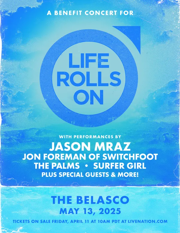 A Benefit Concert for Life Rolls On w/ Jason Mraz & more!