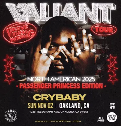 Valiant - Prove Them Wrong Tour