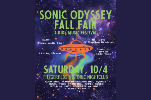 Mr. Dave Music Presents: SONIC ODYSSEY FALL FAIR: A Kids Music Festival!