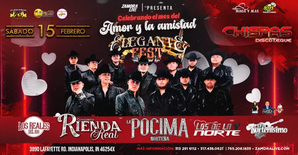 Conjunto Rienda Real, Pócima Norteña: Elegante Fest En Indianapolis