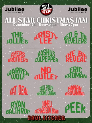 92 Zew Allstar Christmas Jam w/ special guest Kashus Culpepper