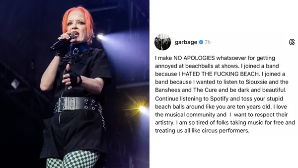 Garbage’s Shirley Manson Rages Out Over Beach Balls Thrown at Stage